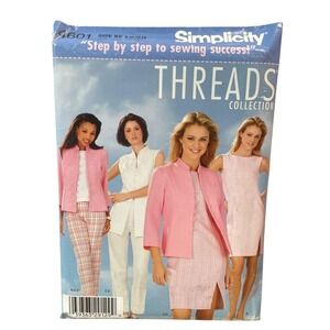 Simplicity 4601 Misses‎ Dress Top Tunic Jacket Pants Size 8-14